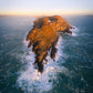 Sheeps head peninsula at golden hour during a summer evening, showcasing its natural beauty and isolation.